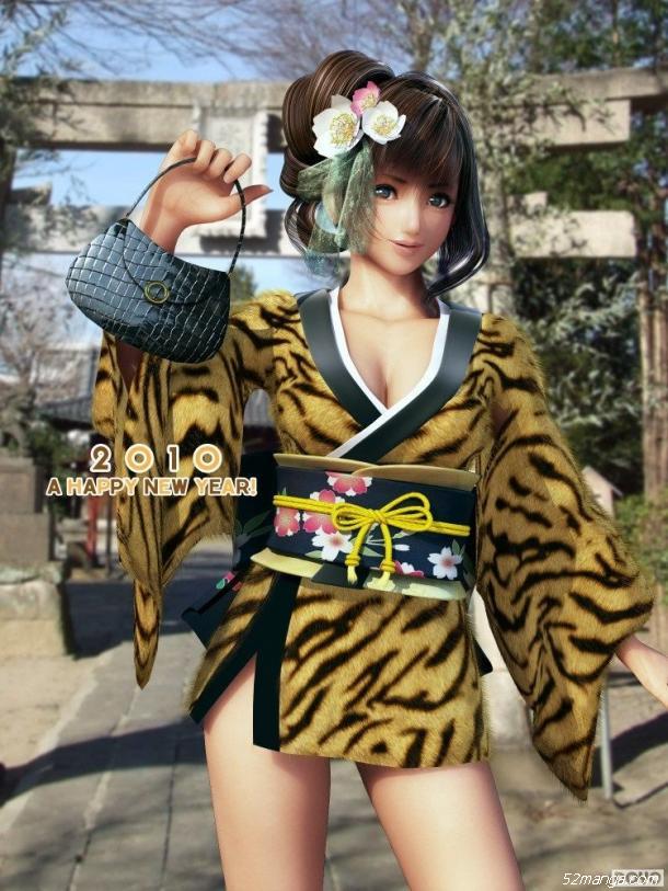 3D化后的二次元美女，你还HOLD住吗