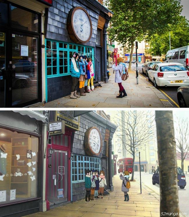 《轻音少女》剧场版伦敦实景Cosplay