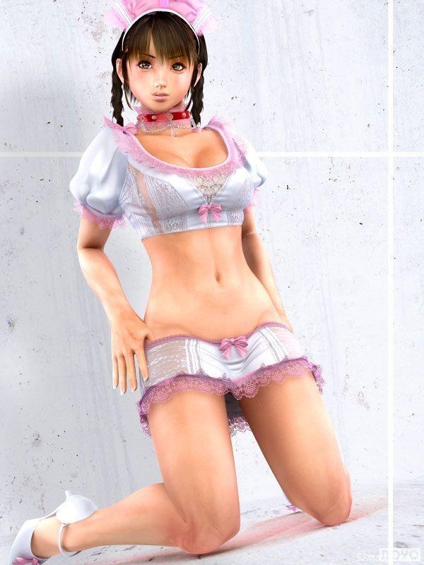 3D化后的二次元美女，你还HOLD住吗