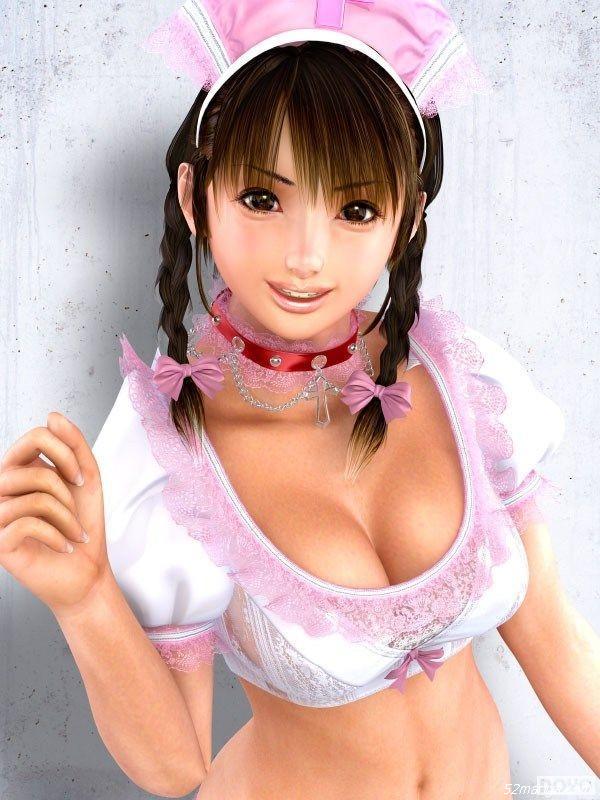 3D化后的二次元美女，你还HOLD住吗