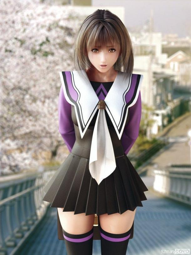 3D化后的二次元美女，你还HOLD住吗