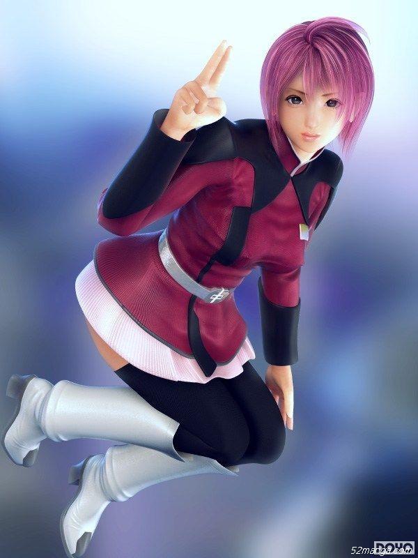 3D化后的二次元美女，你还HOLD住吗