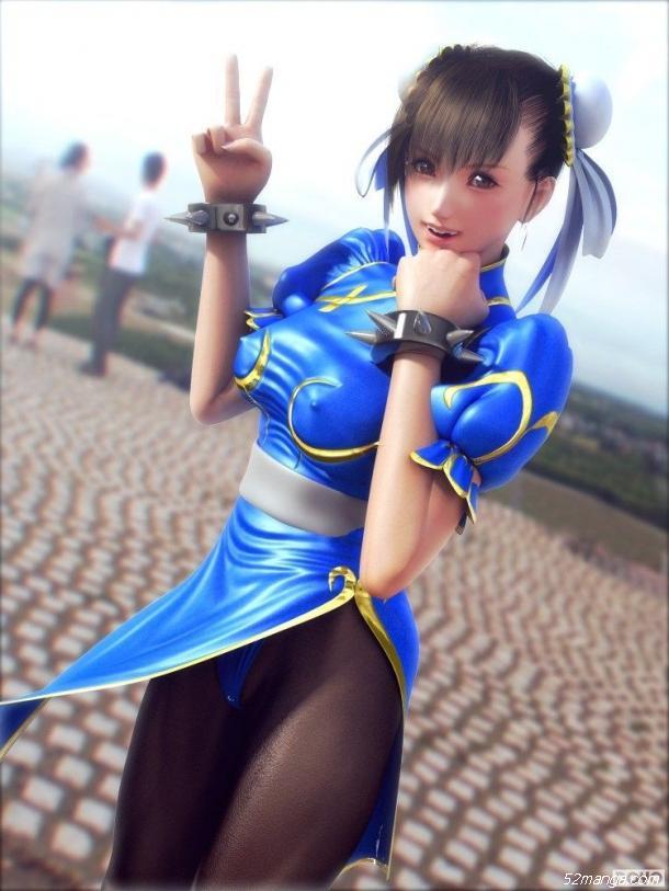 3D化后的二次元美女，你还HOLD住吗