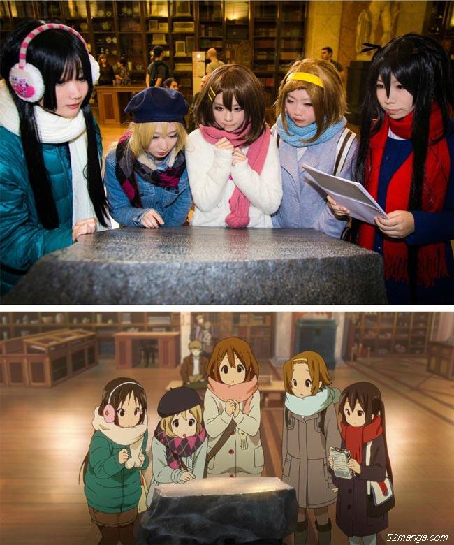 《轻音少女》剧场版伦敦实景Cosplay