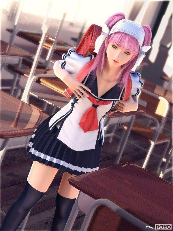 3D化后的二次元美女，你还HOLD住吗