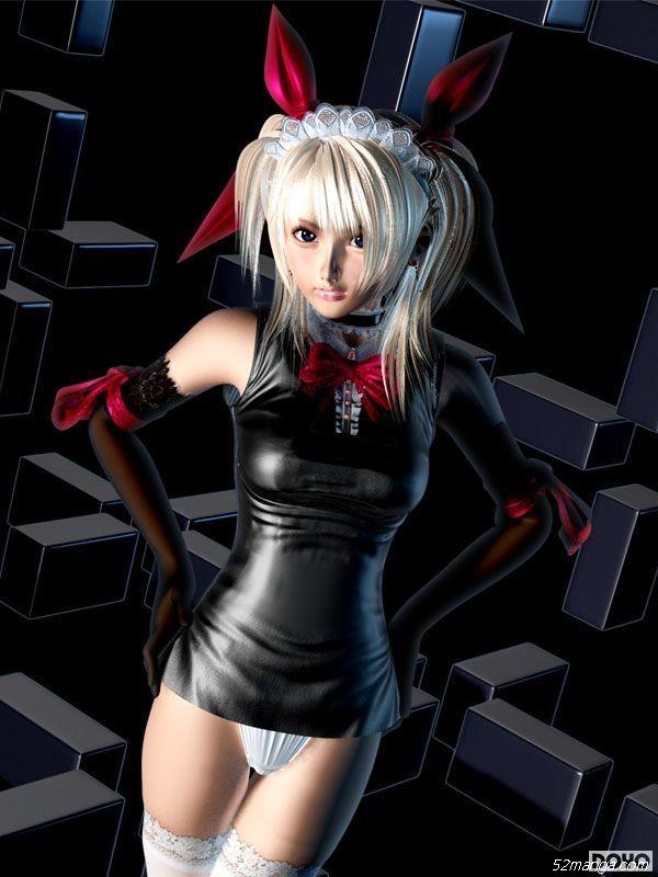 3D化后的二次元美女，你还HOLD住吗