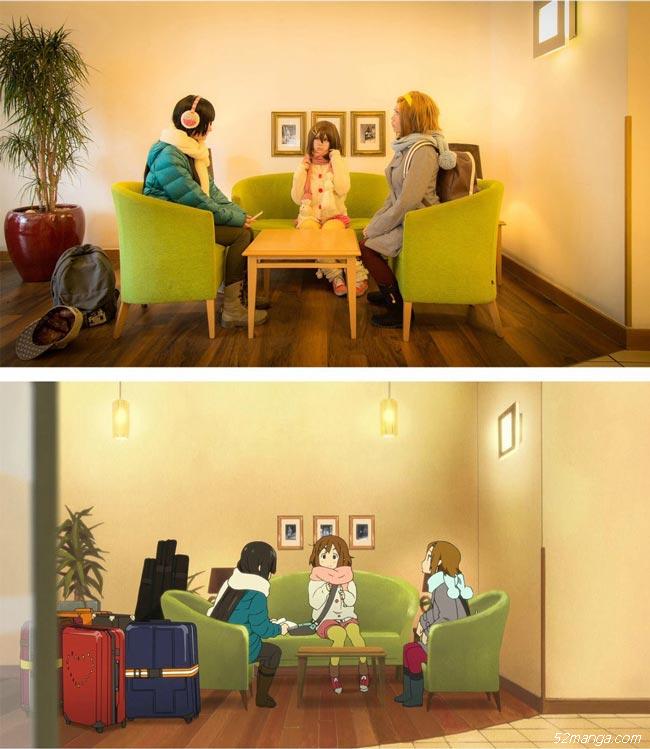 《轻音少女》剧场版伦敦实景Cosplay