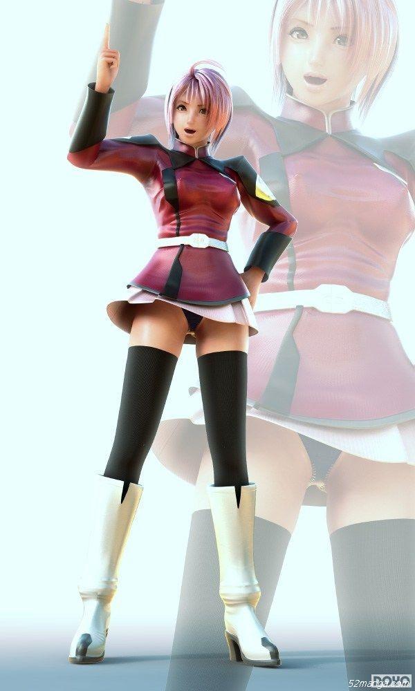 3D化后的二次元美女，你还HOLD住吗