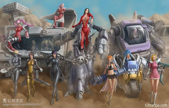 海贼王众美女和机甲战士