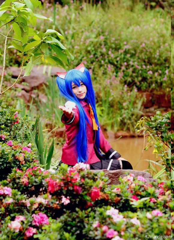 妖精的尾巴唯美cosplay之温蒂