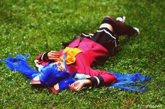 妖精的尾巴唯美cosplay之温蒂