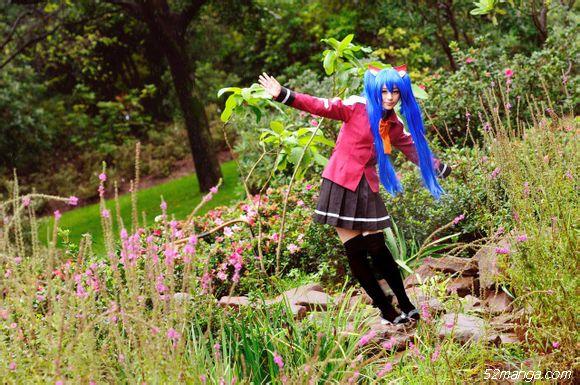 妖精的尾巴唯美cosplay之温蒂