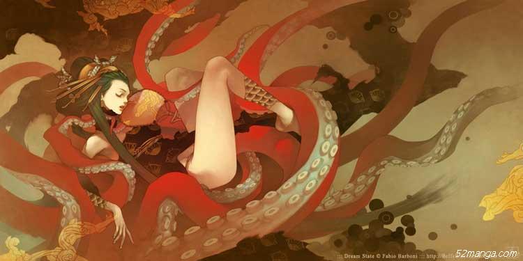 不可思议的漫画风格插图