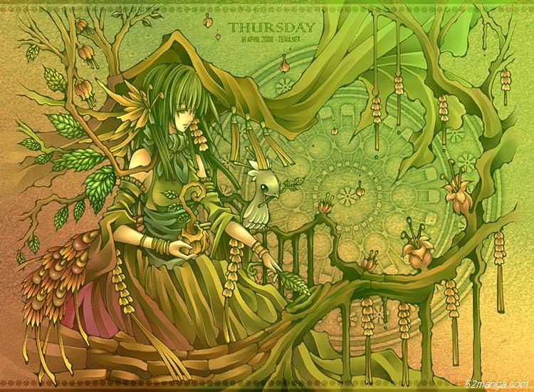 不可思议的漫画风格插图